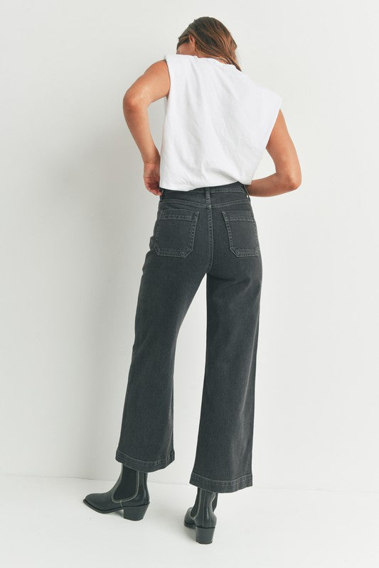 DENIM UTILITY PANTS