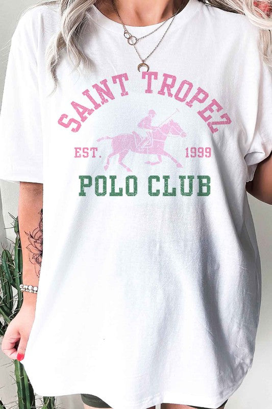 SAINT TROPEZ POLO CLUB GRAPHIC TEE / T-SHIRT