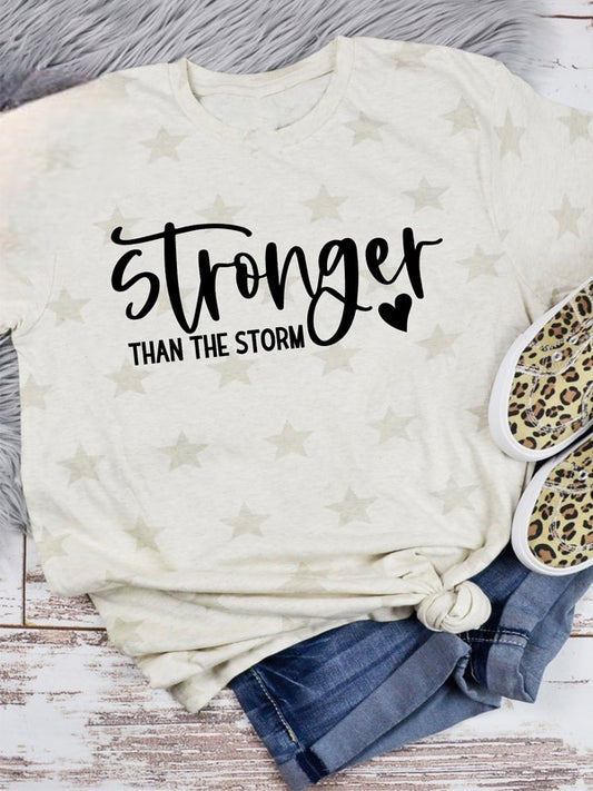 Stronger Than The Storm Star Graphic Tee