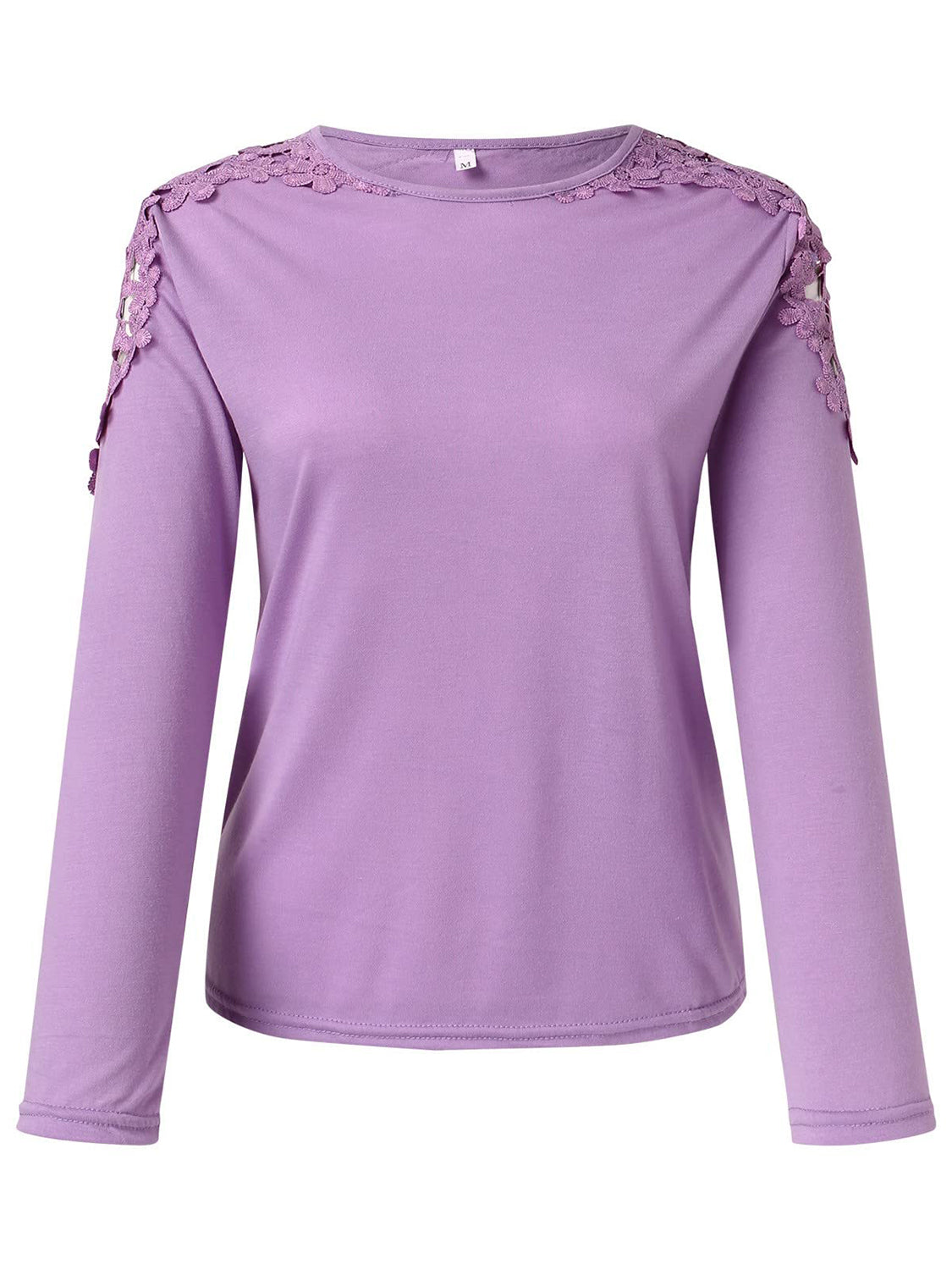 Full Size Cutout Round Neck Long Sleeve T-Shirt